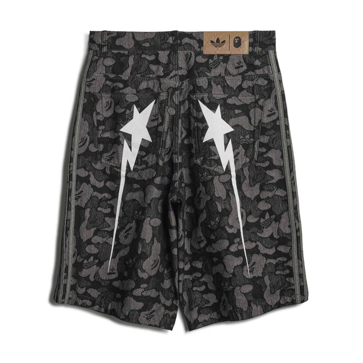 + BAPE Shark Denim Jorts 'Black'