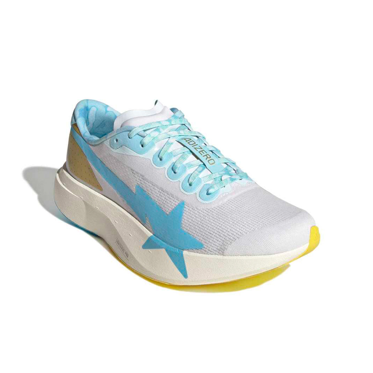 + Bape Adizero Evo SL 'White Gold Pink Blue'