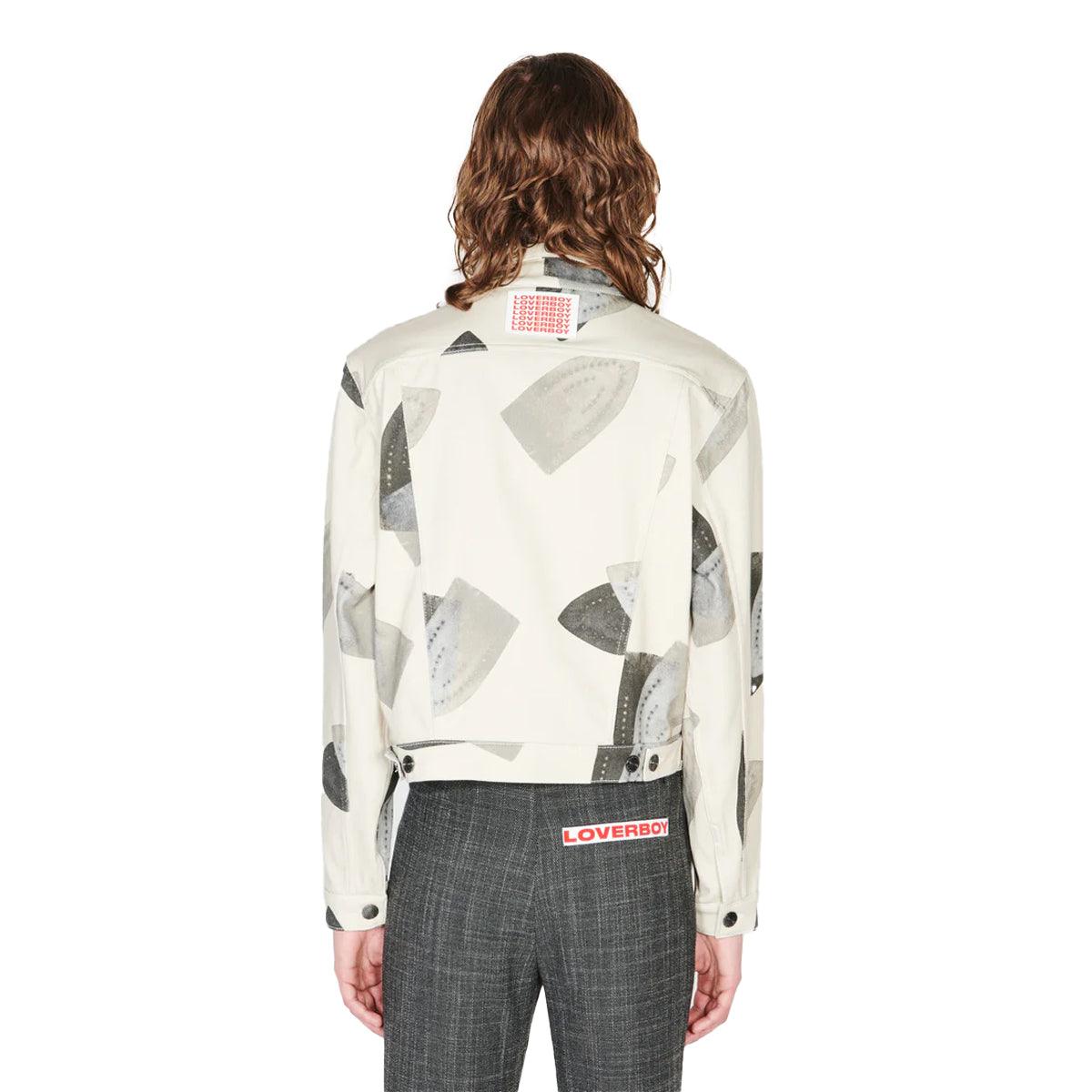 Art Denim Jacket 'Iron Print'