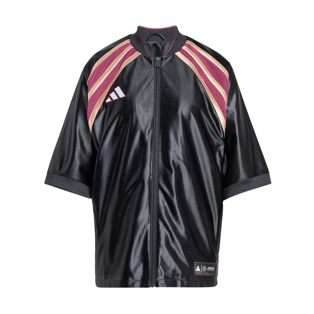 + Mercedes AMG Petronas F1 Las Vegas Baseball Shirt 'Victory Crimson'