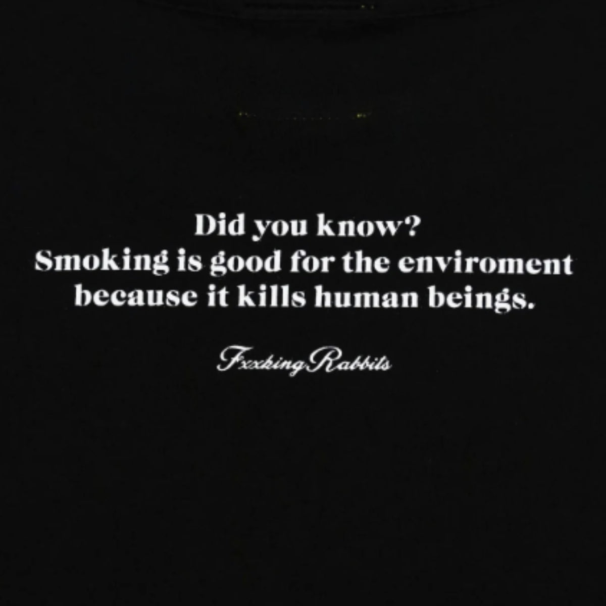 Did You Know Tee 'Black'