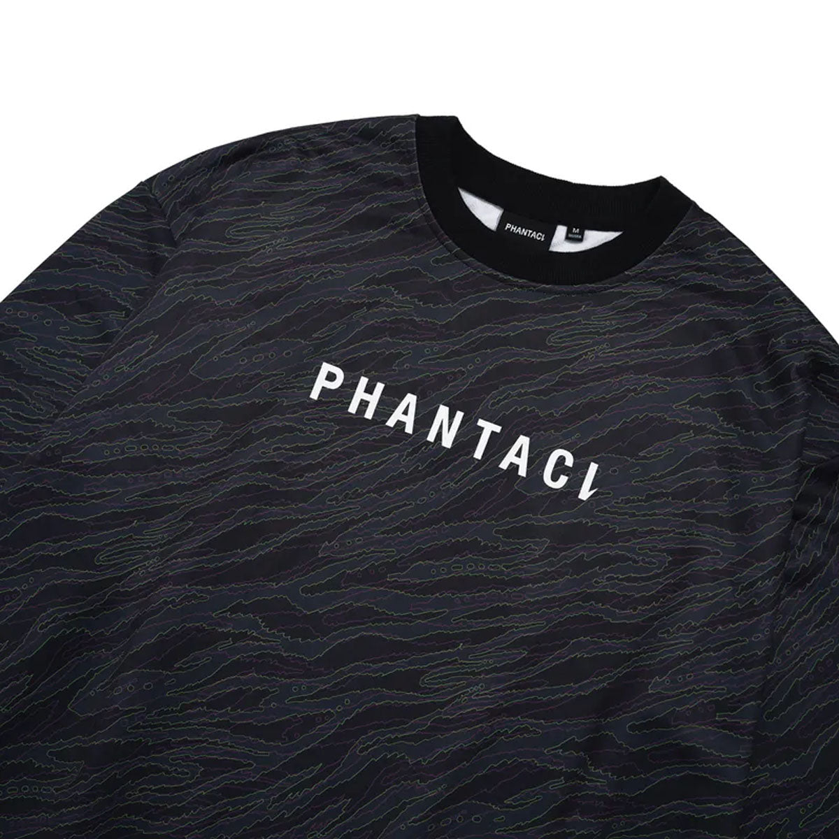 Neon Camo Sweat Shirt 'Black'
