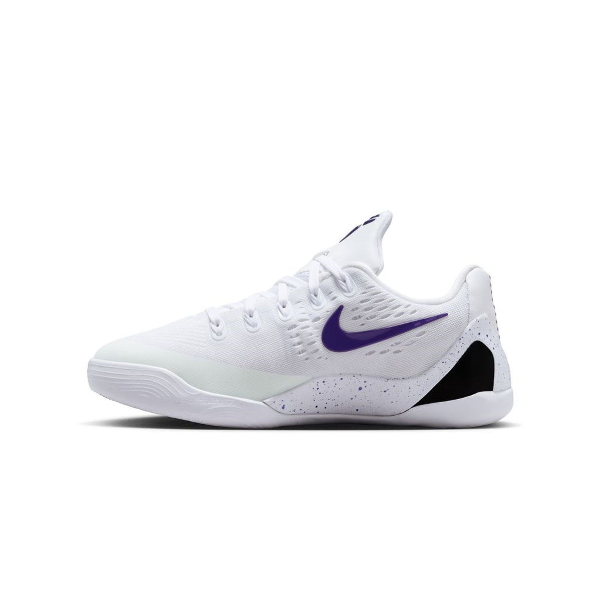 Kids Kobe IX Low Em 'White Court Purple'