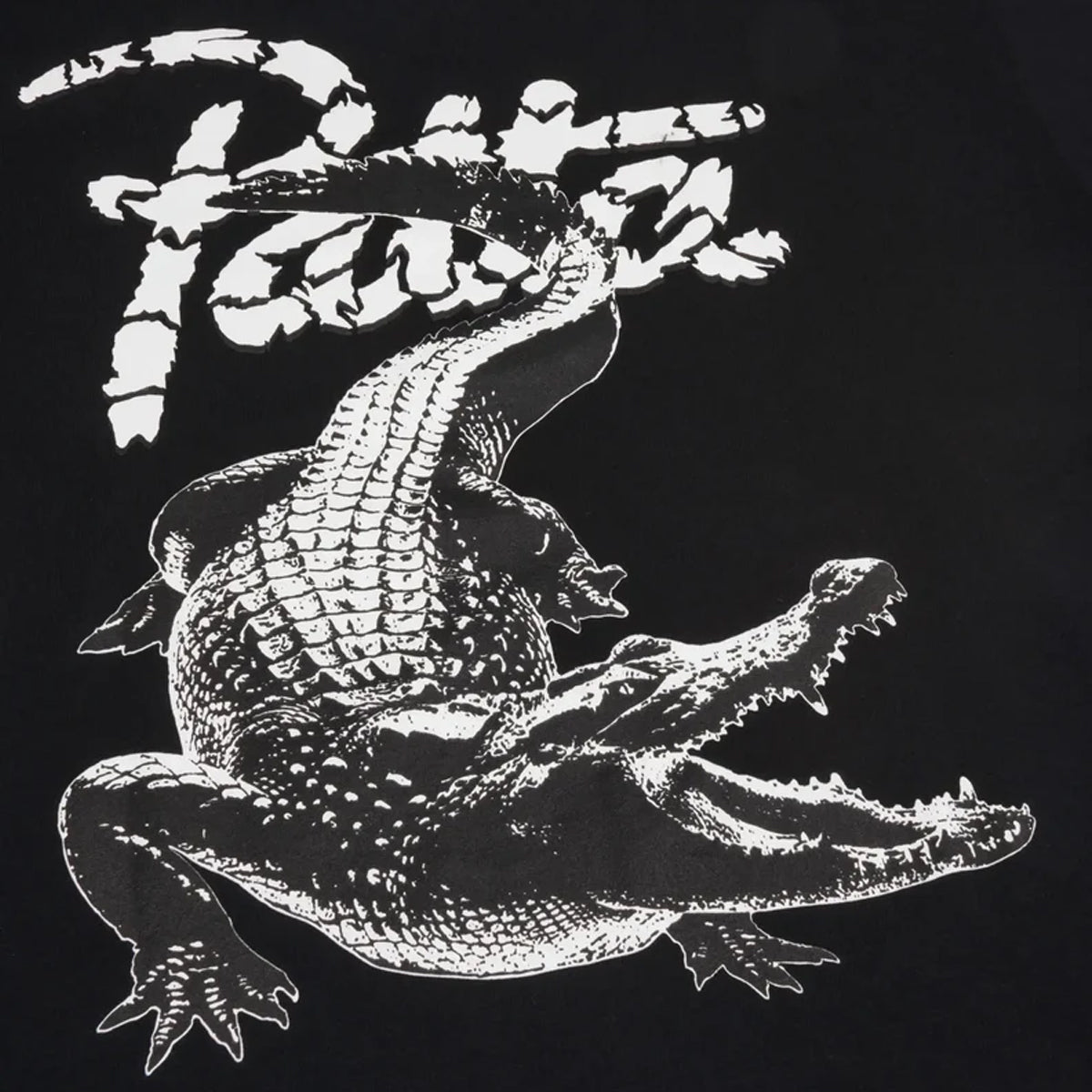 Croco Tee 'Black'
