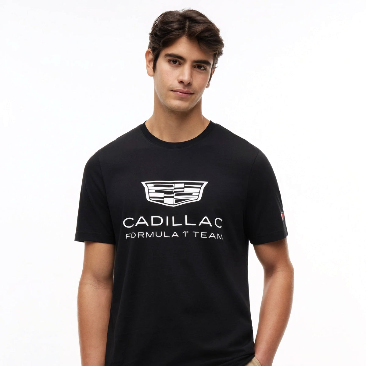 + Cadilac F1 Team Big Logo Tee 'Black'