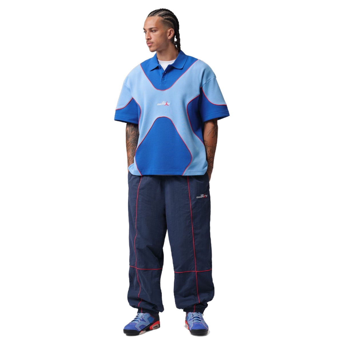 + Awake NY Polo Shirt 'Blue'