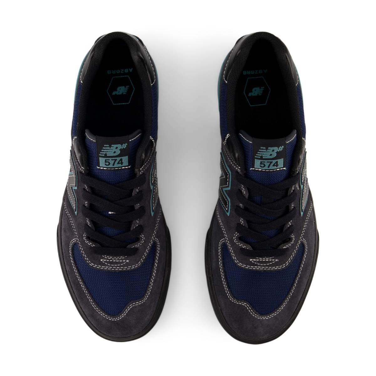 Numeric 574 Vulc 'Faded Black Teal'