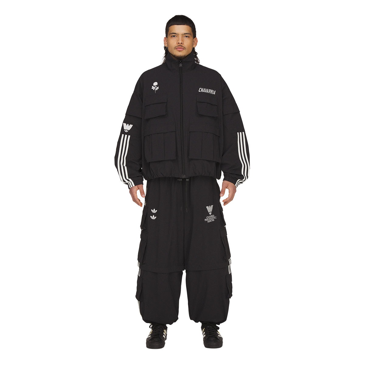 + Willy Chavarria Cargo Zip Pant 'Black'