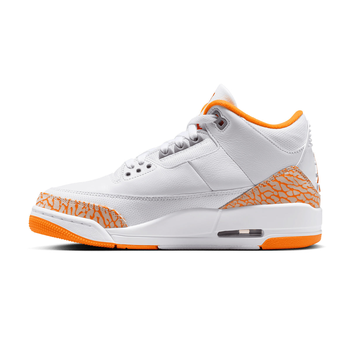 Wmns Air Jordan 3 Retro 'White Orange Peel'