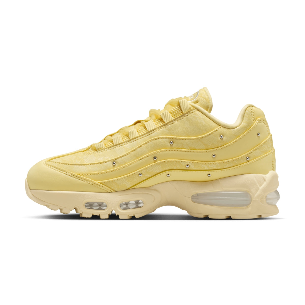 Wmns Air Max 95 Big Bubble 'Soft Yellow Silver Stub'