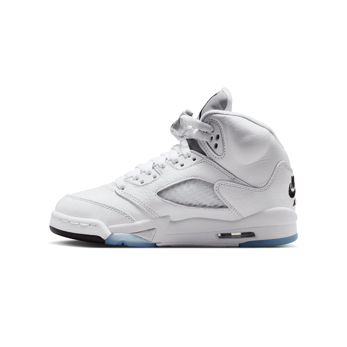 Kids Air Jordan 5 Retro OG 'White Metallic Silver'