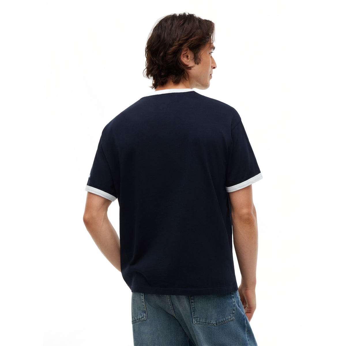 + Fragment Logo Ringer Tee 'Navy Blue'