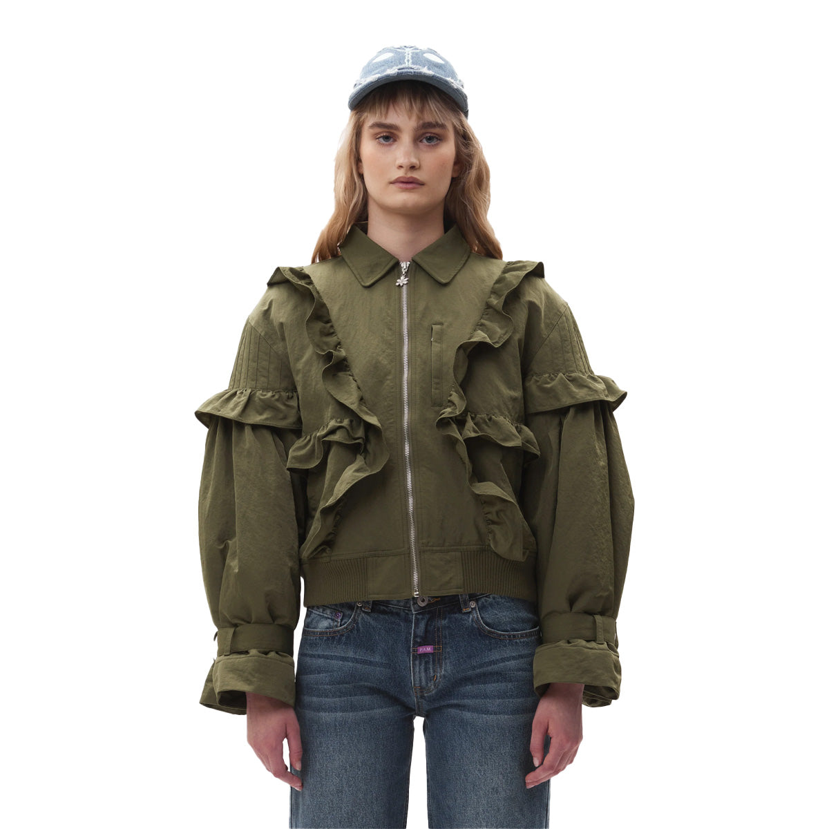 Thistle Frill Bomber 'Artichoke'