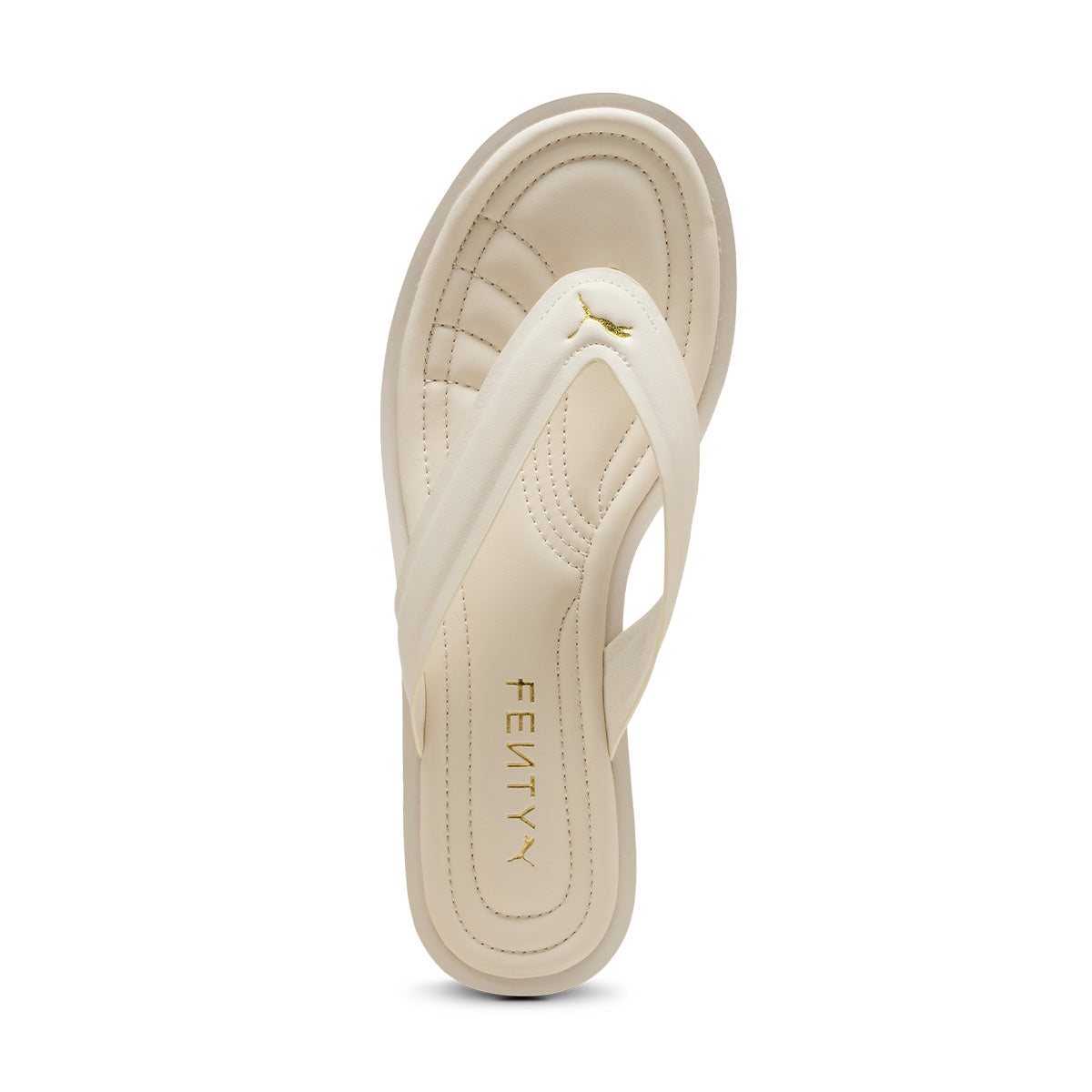 + FENTY Cat Cleat Slides 'Alpine Snow PUMA Gold'