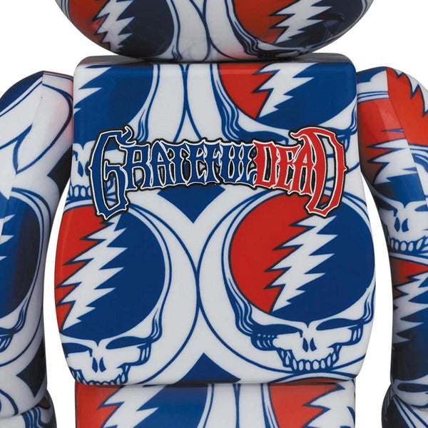 MEDICOM TOY - GRATEFUL DEAD 100％ 400％ STEAL YOUR FACE Be@rbrick Grateful Dead (Steal Your Face) 1000% by Medicom