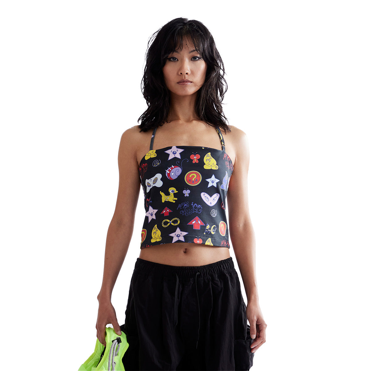 + Coco Star Halter Neck Top 'AOP'