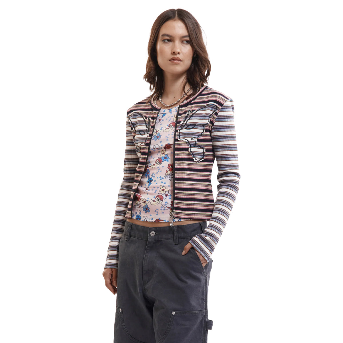 Line Walk Striped Cardigan 'All Sorts Stripe'