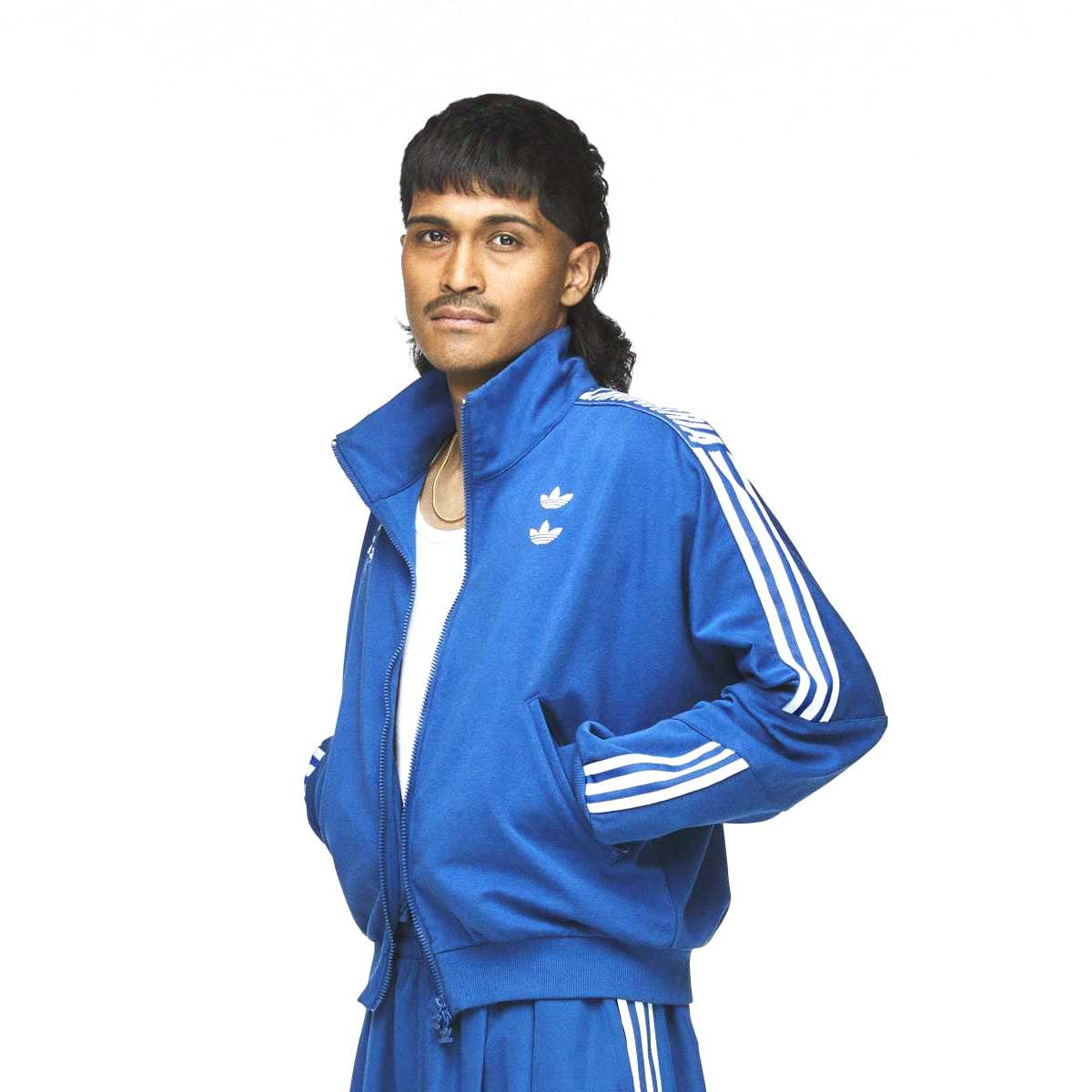 + Willy Chavarria Knit Track Top ‘Blue’
