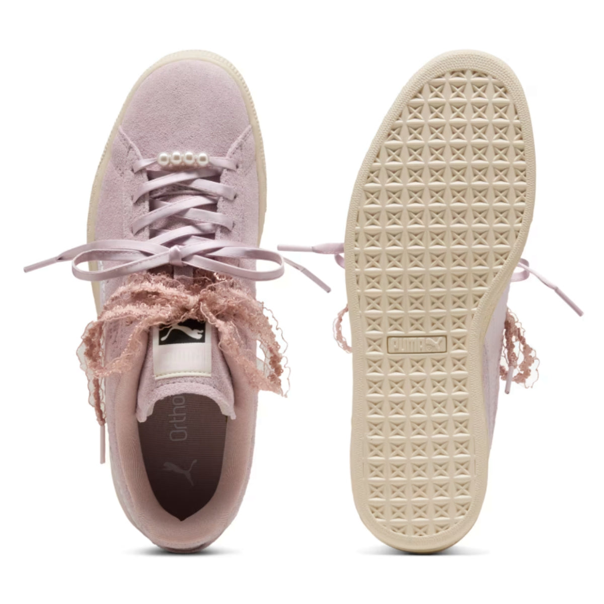 Wmns Suede Bloom 'Misty Pink Powder Pink'