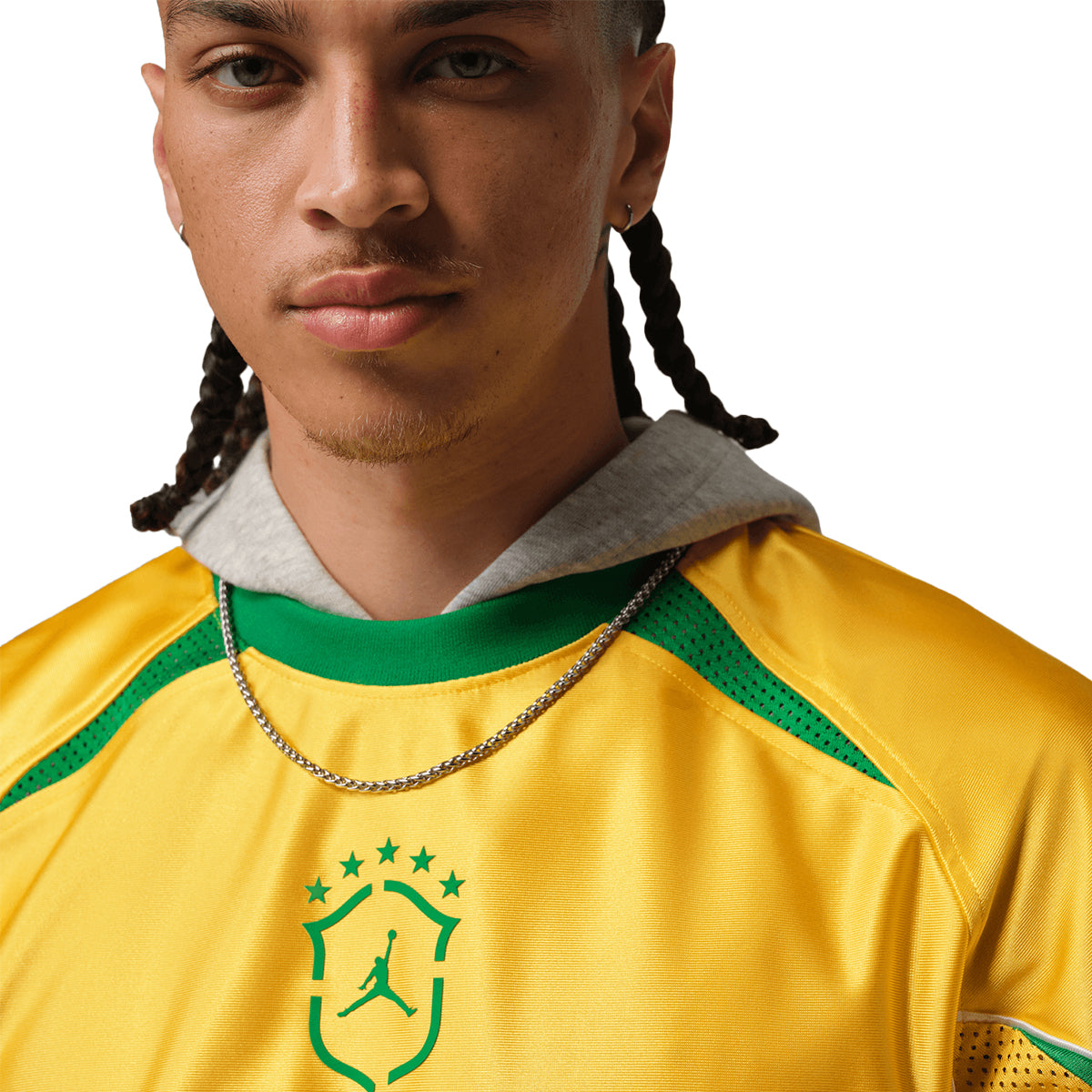 + Brasil Futebol Goalie Top 'Varsity Maize'