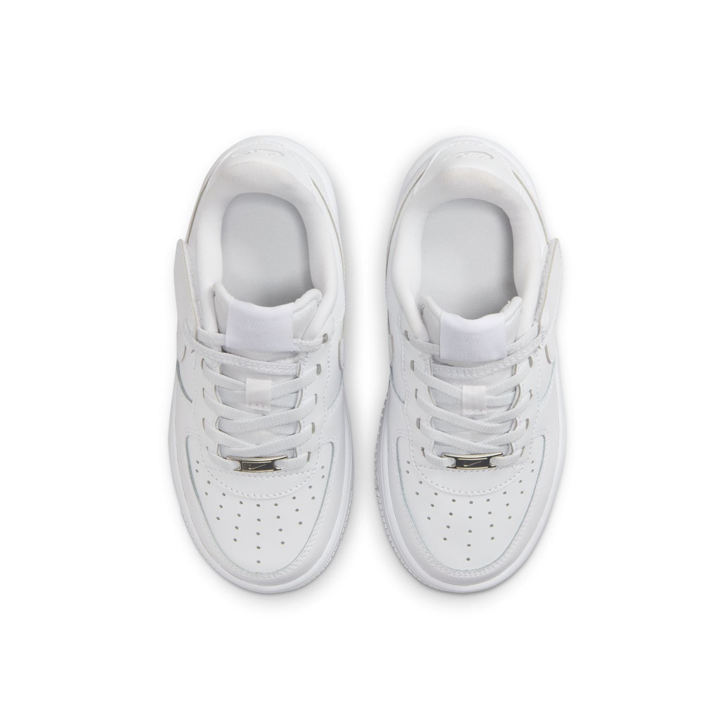 Kids Force 1 Low Easyon 'Triple White'
