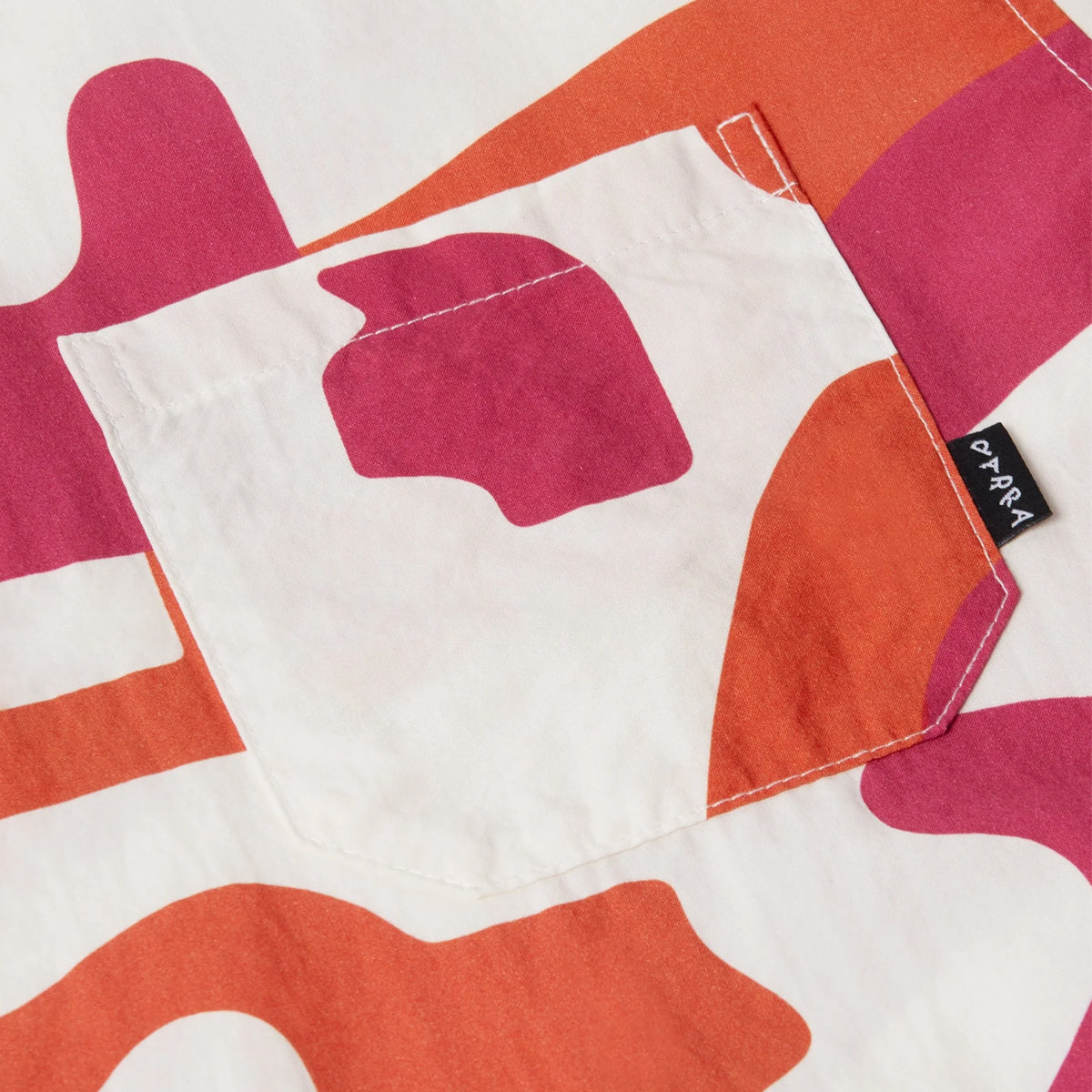 Abstract Mountain Short Sleeve Shirt 'Red'