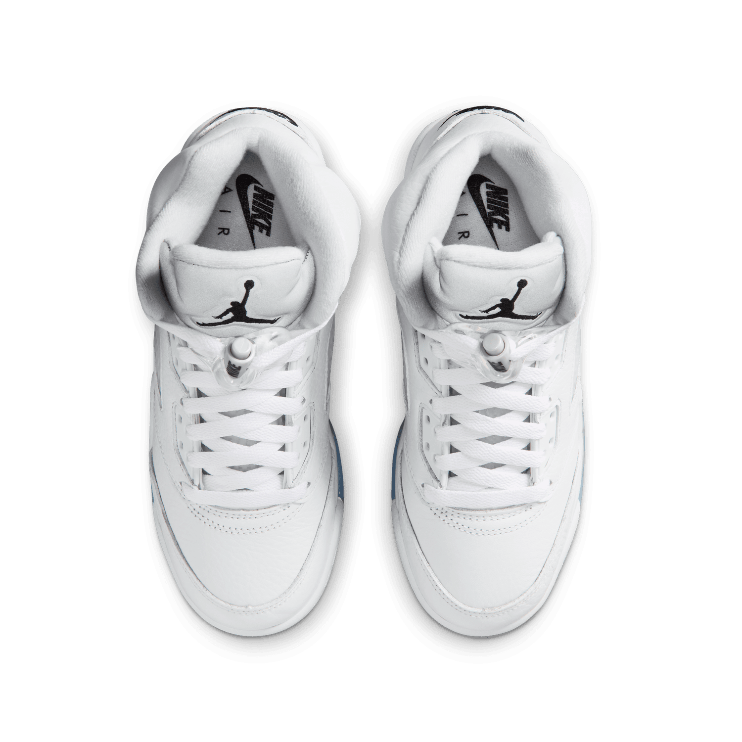 Kids Air Jordan 5 Retro OG 'White Metallic Silver'