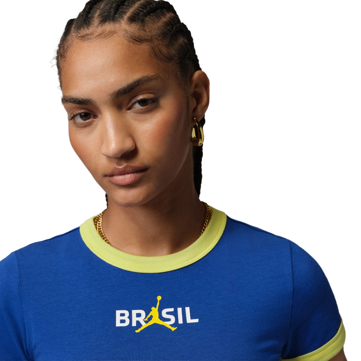 + Brasil Futebol Wmns Graphic Brasil Top 'Old Royal'