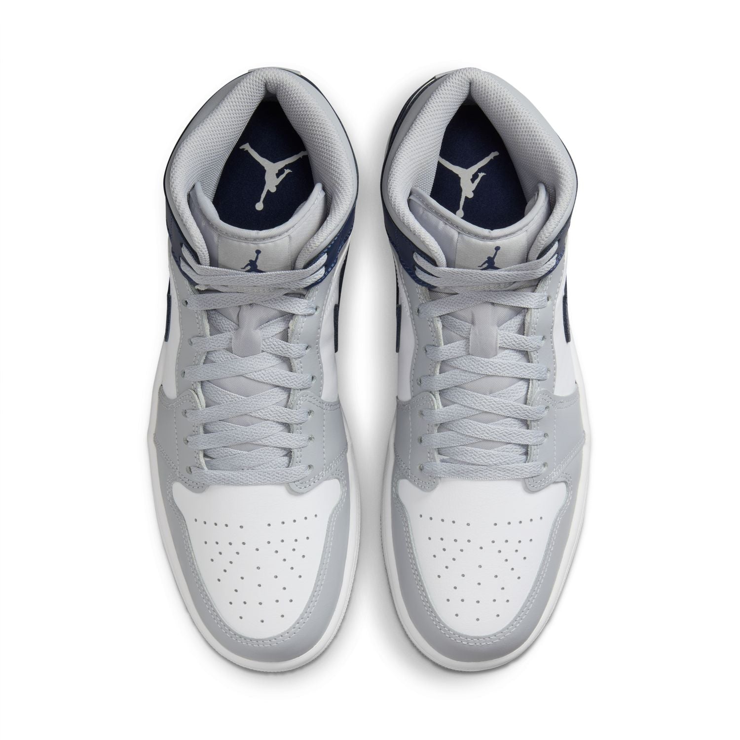 Air Jordan 1 Mid 'Wolf Grey Midnight Navy'