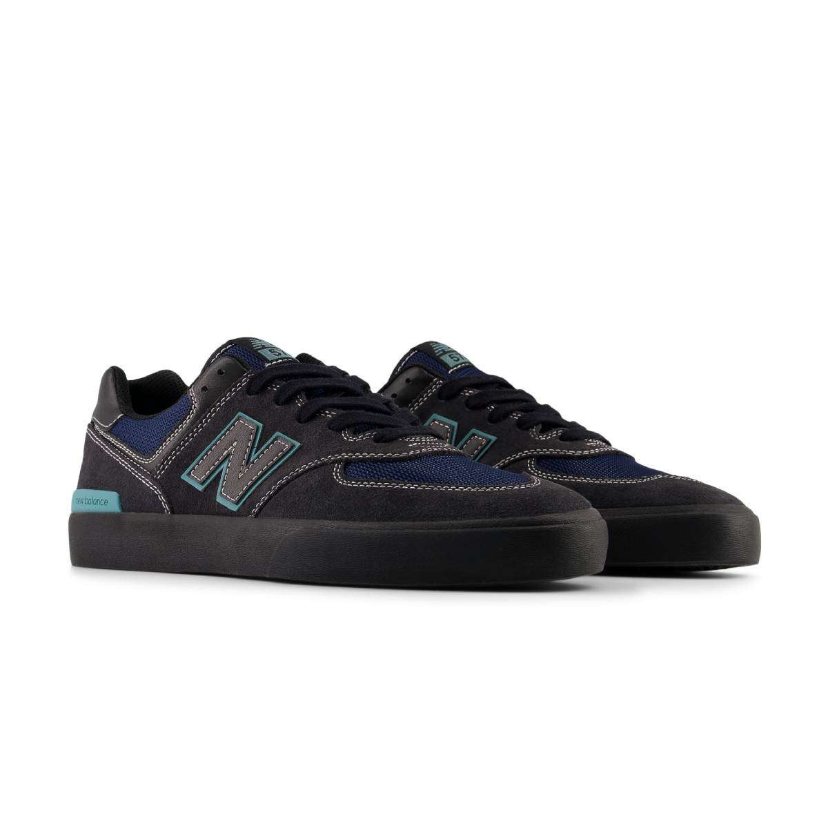 Numeric 574 Vulc 'Faded Black Teal'