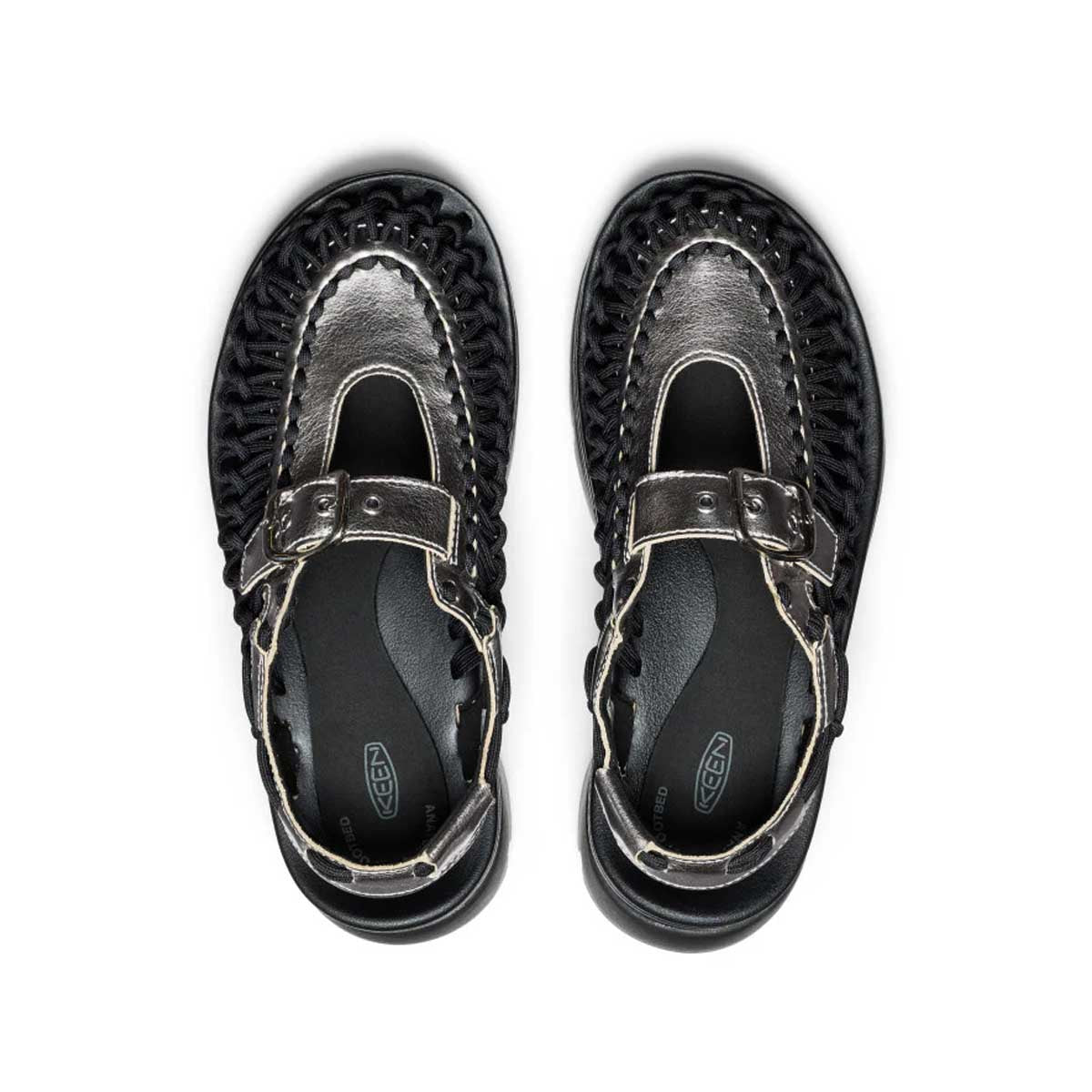 Wmns Platform Uneek Mary Jane 'Silver Black'