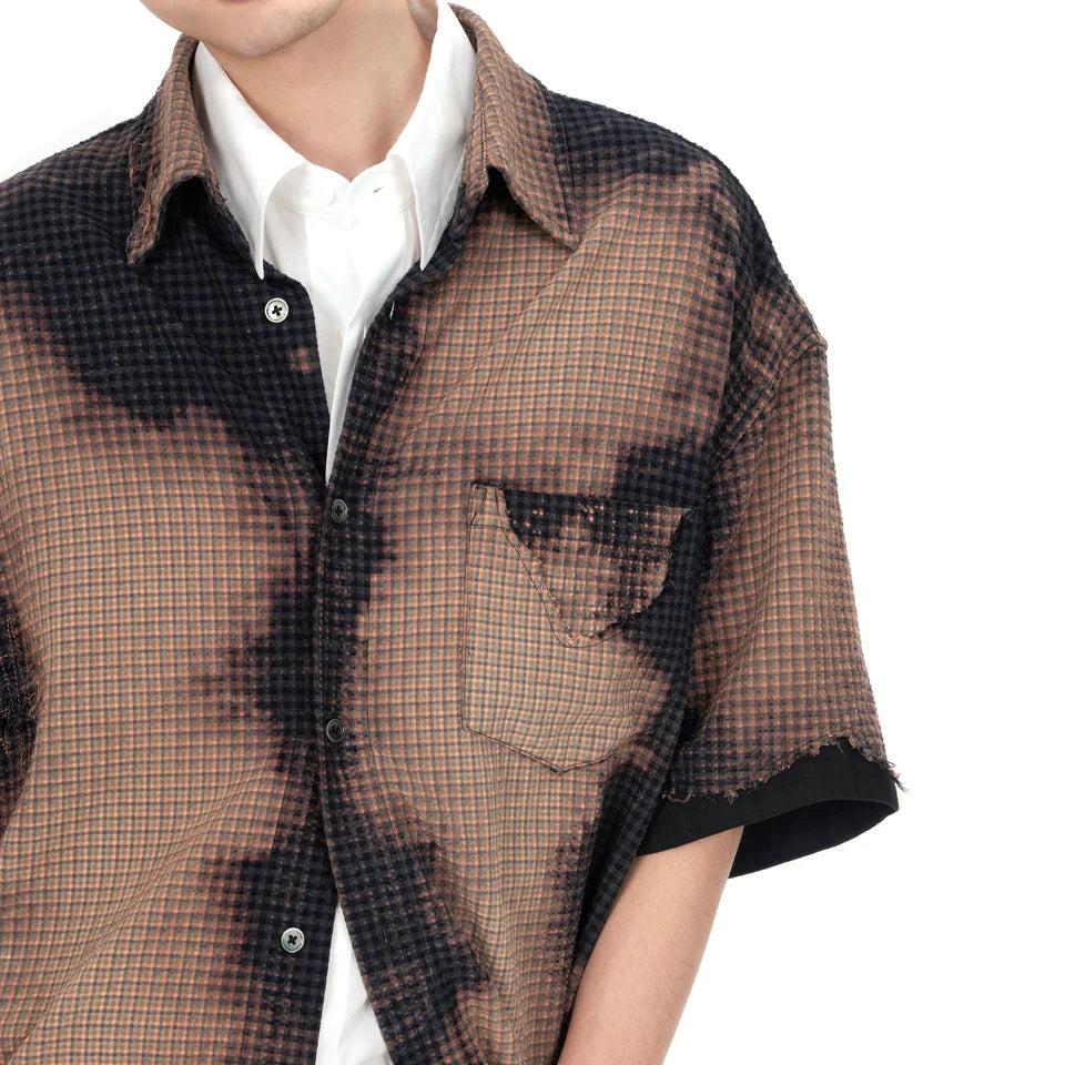 Decayed Check Shirt 'Black'