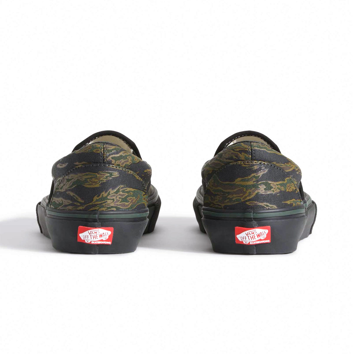 Skate Slip-Ons 'Tiger Camo Green'