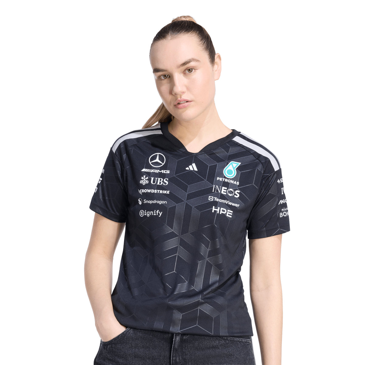 + Mercedes AMG Petronas Formula 1 Team Driver Jersey 'Black'