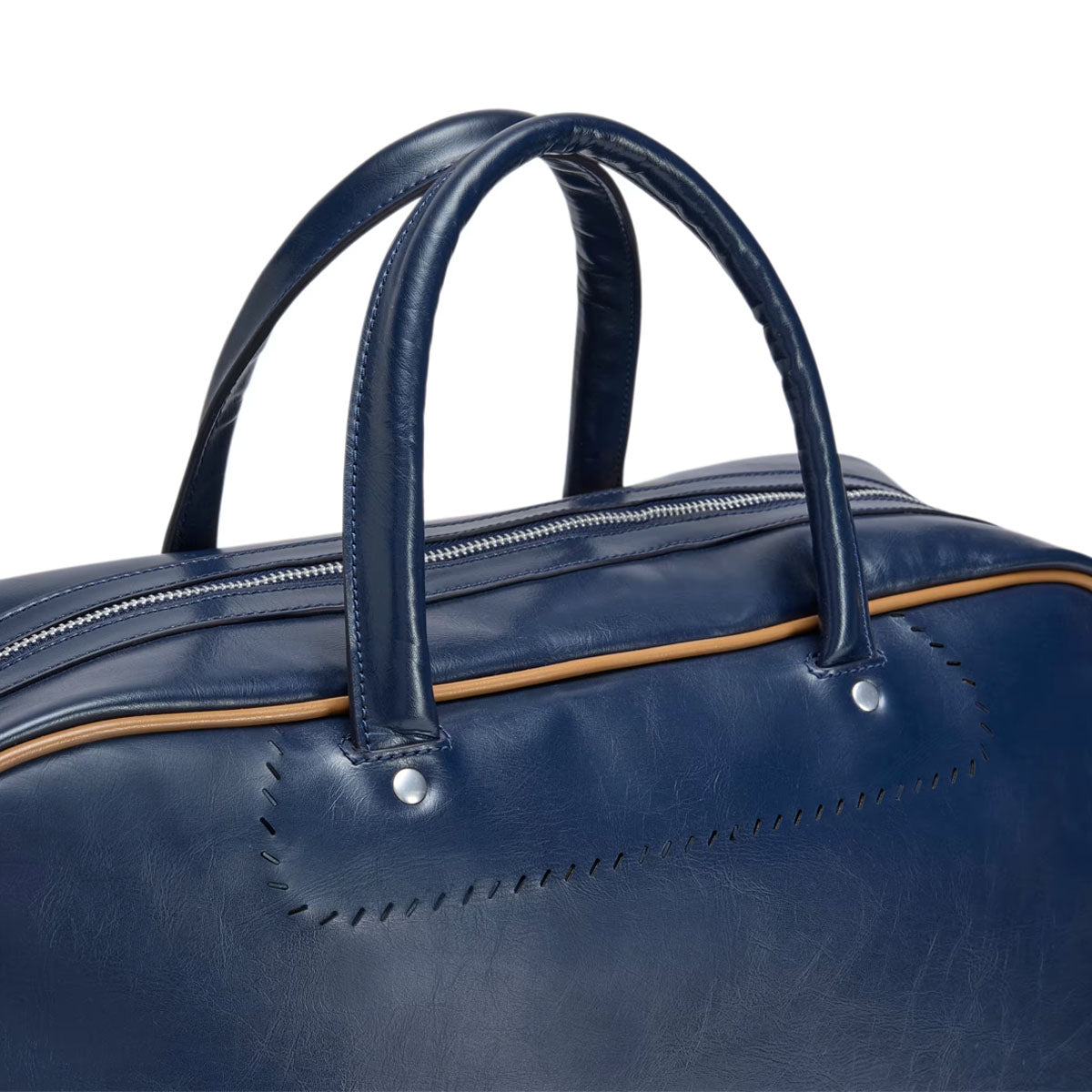 + Brain Dead Bag 'Collegiate Navy Brown Dessert'