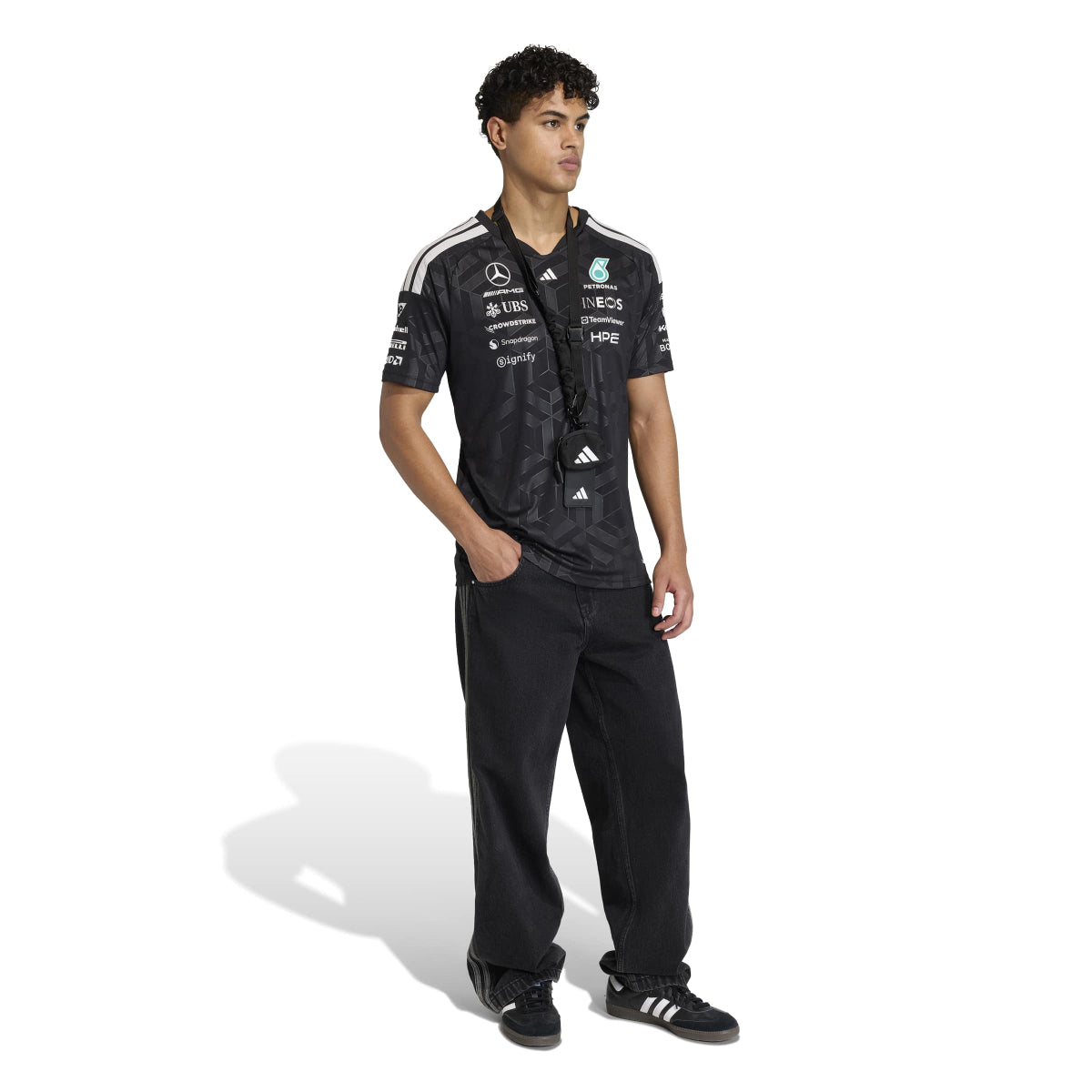 + Mercedes AMG Petronas F1 Team Driver Jersey 'Black'