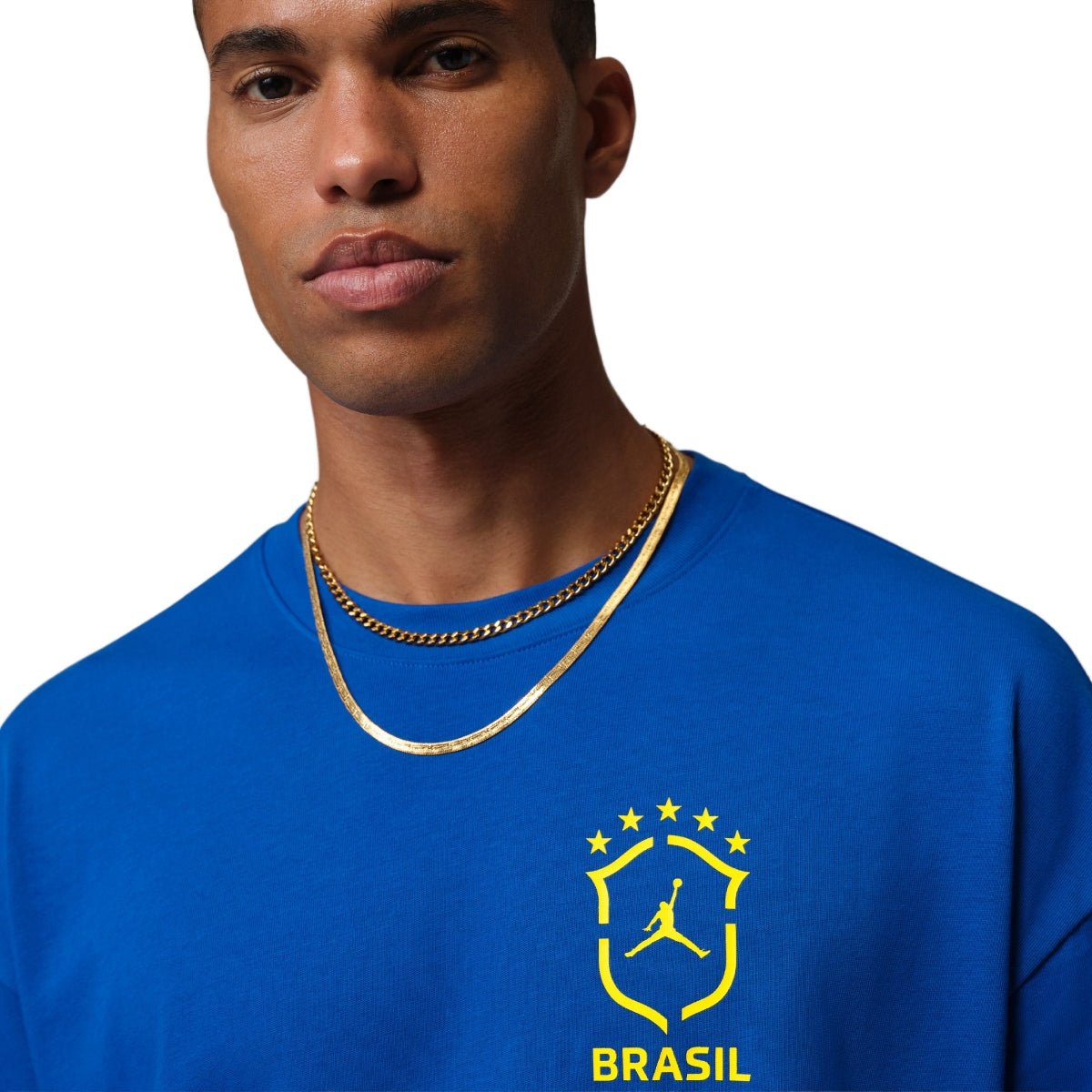 + Brasil Futebol Air Jordan 85 Oversized Tee 'Old Royal'