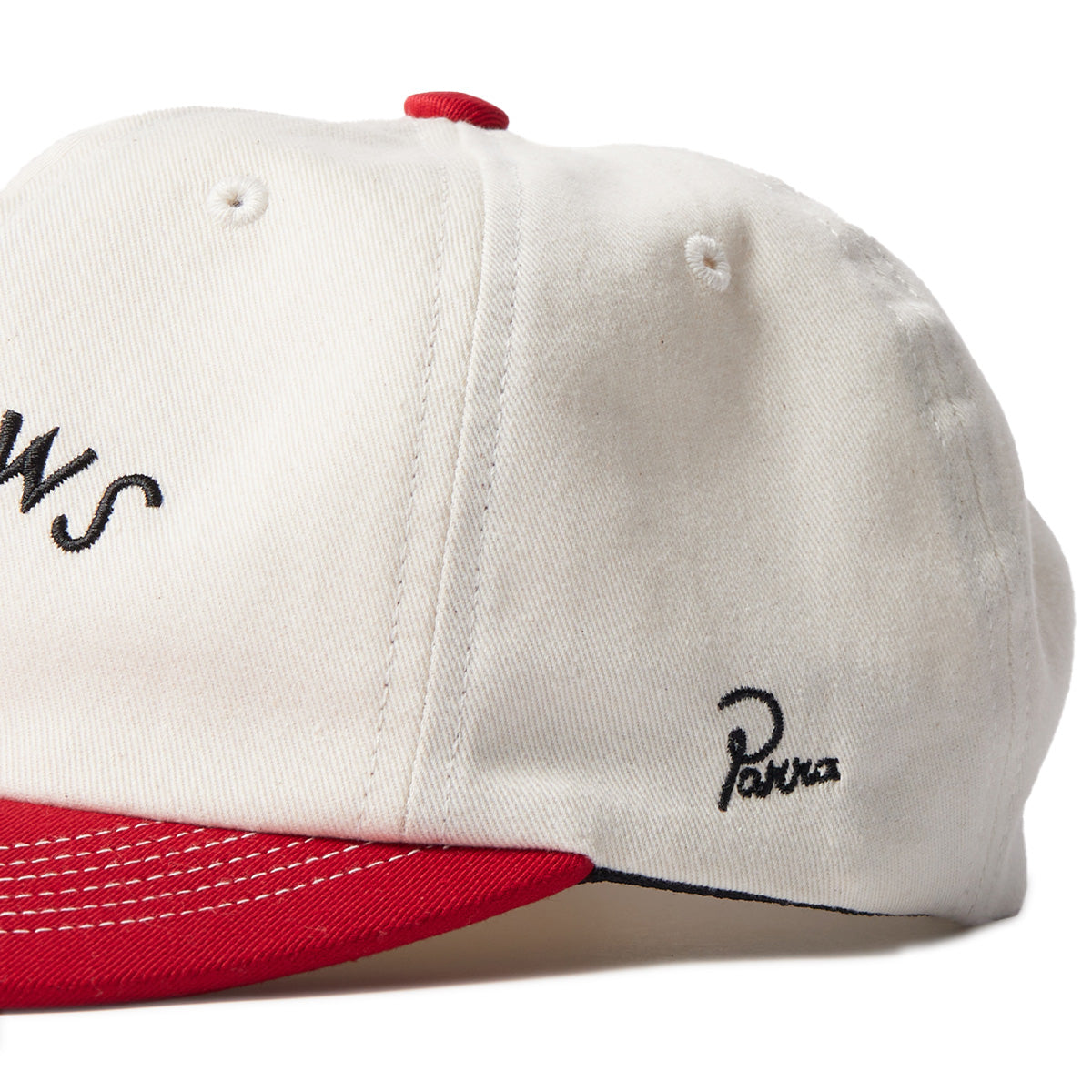 Big New 6 Panel Cap 'Dark Red'