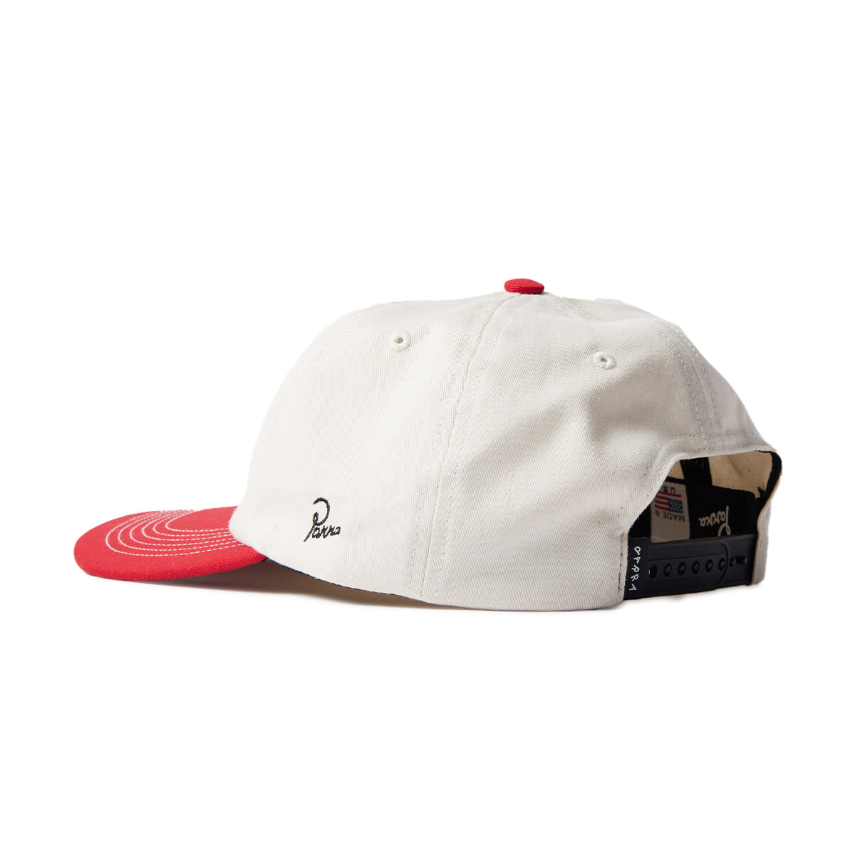 Big New 6 Panel Cap 'Dark Red'