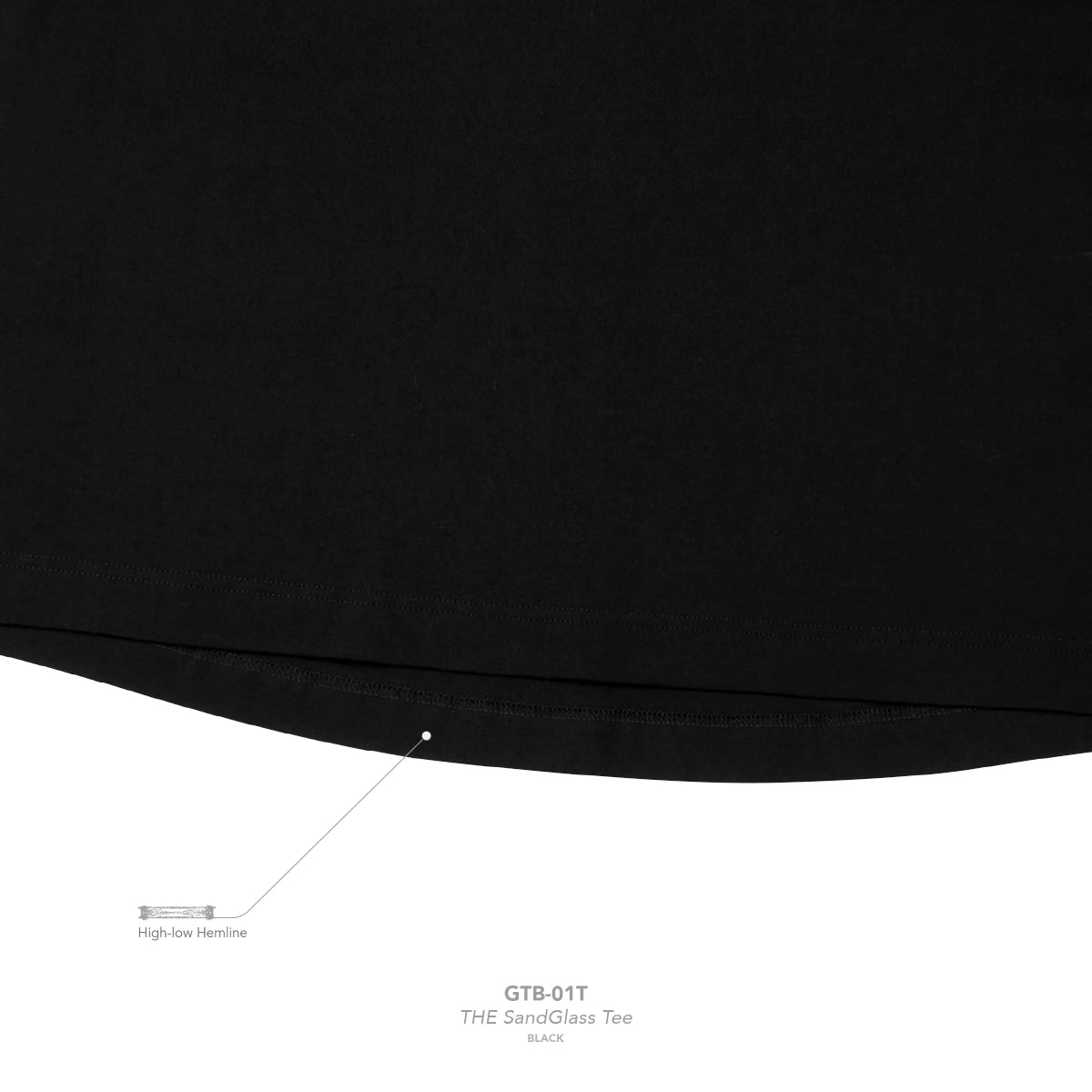 + TIGHTBOOTH SandGlass Tee 'Black'