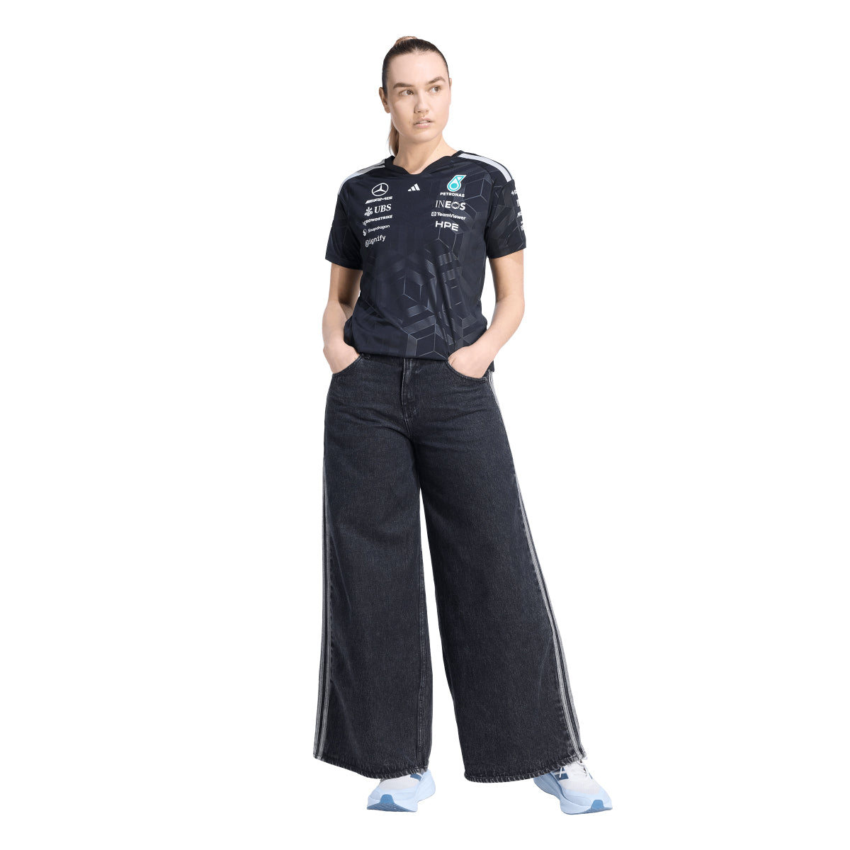 + Mercedes AMG Petronas Formula 1 Team Driver Jersey 'Black'