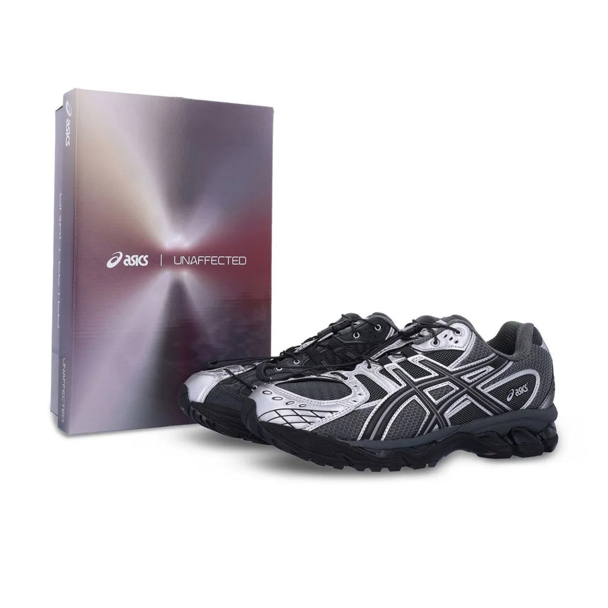 + Unaffected Gel-Nimbus 10.1 'Silver Black'