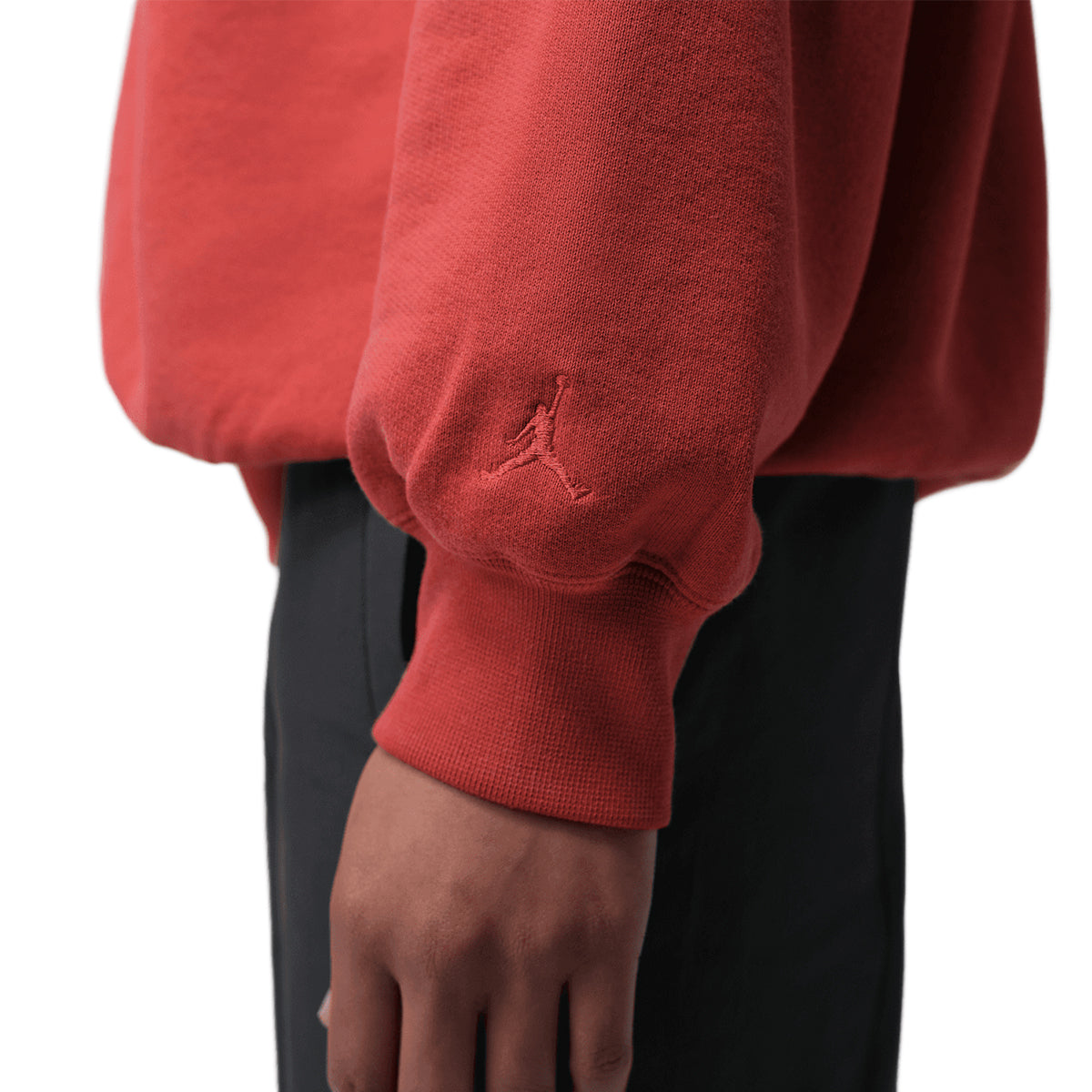 + Nigel Sylvester Brick After Brick Fleece Crew-Neck Sweatshirt 'Cinnabar'
