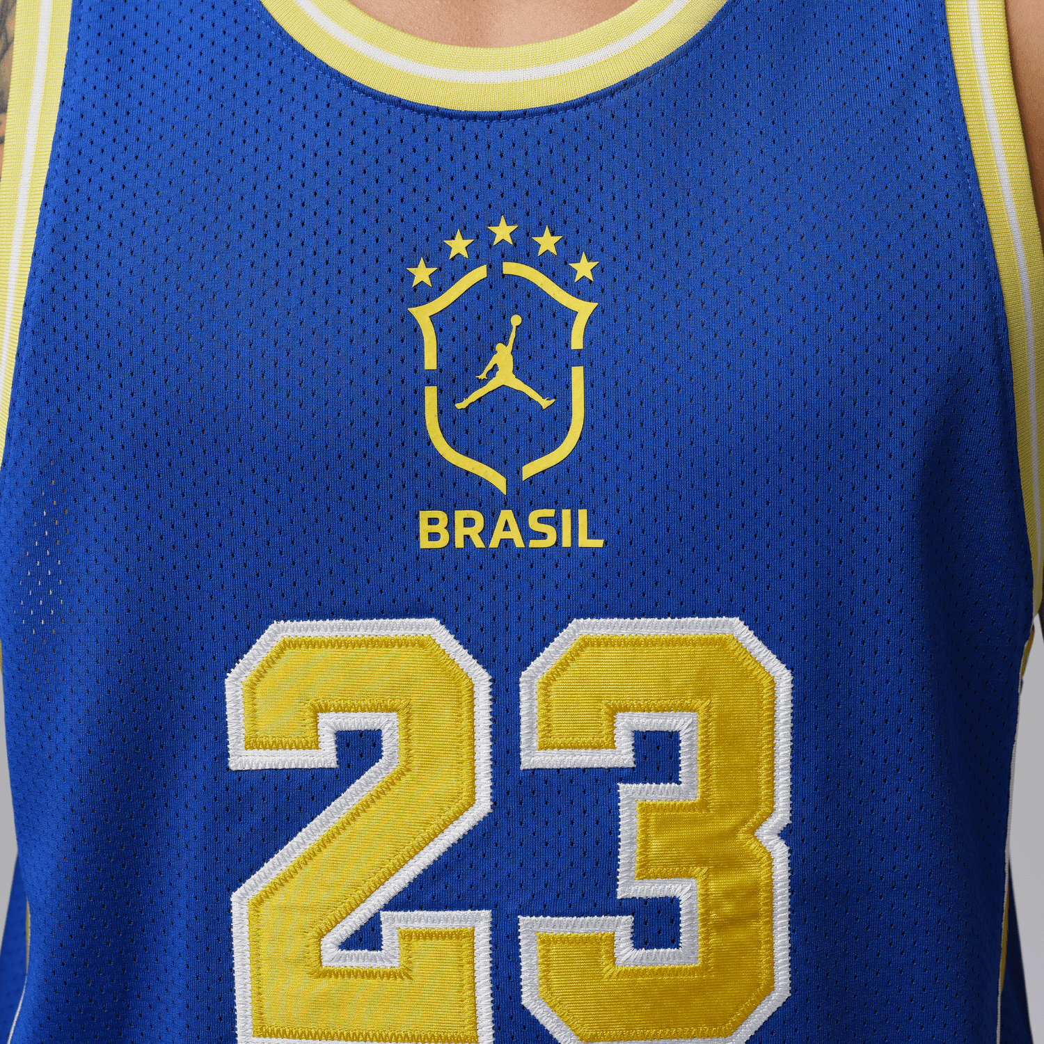 + Brasil Futebol Mesh Jersey 'Old Royal'