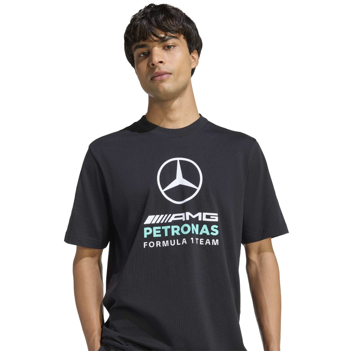 + Mercedes AMG Petronas F1 Team DNA Graphic Tee 'Black Semi Mint Rush'