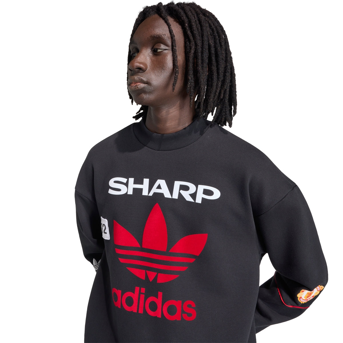 + Manchester United Crew Sweat 90 'Black'