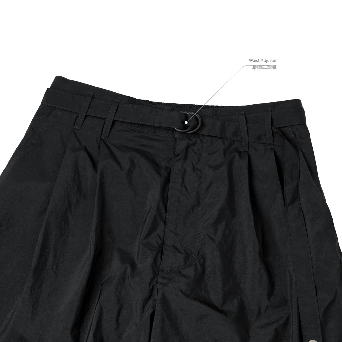 + TIGHTBOOTH Strap Baggy Pants 'Black'