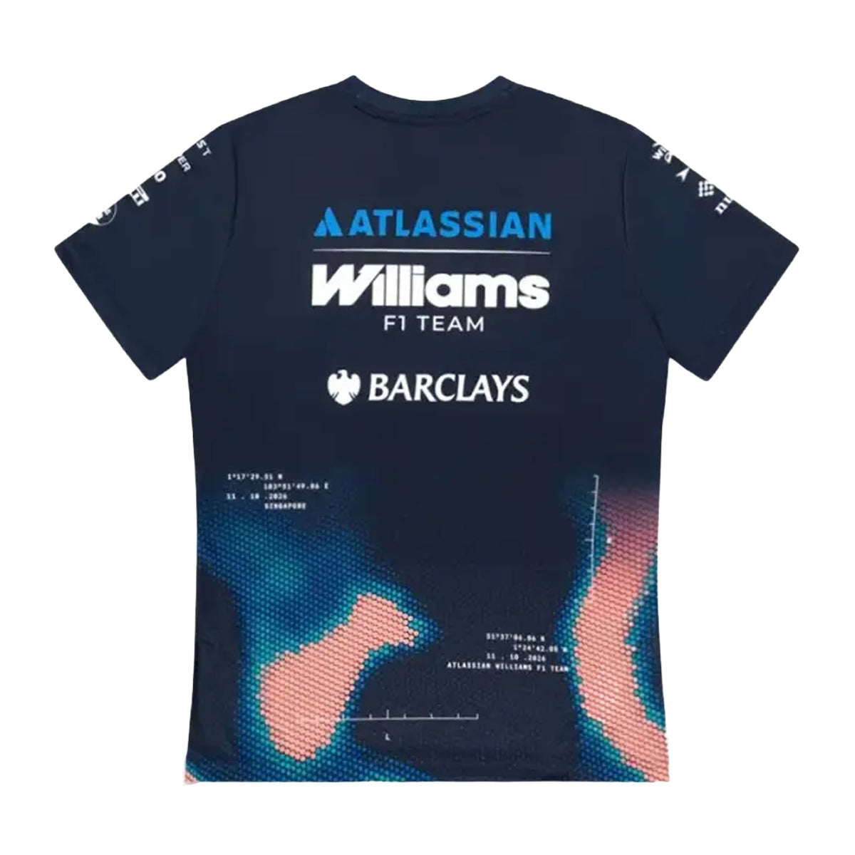 + Atlassian Williams F1 Team Singapore Edition Wmns Tee 'Navy'