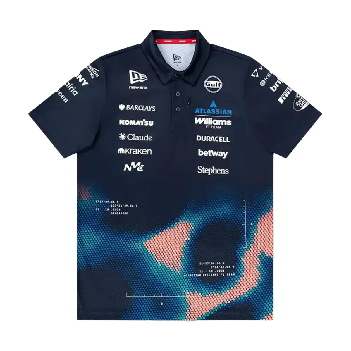 + Atlassian Williams F1 Team Singapore Edition Race Tech Tee 'Navy'