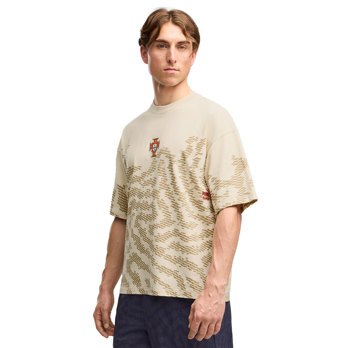 + Salehe Bembury + Federação Portuguesa de Futebol Oversized Tee 'Alpine Snow'